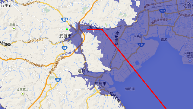予想される「ナガラ」の進路